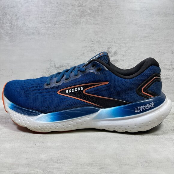 Brooks Glycerin 21 Running Shoes - Men's Size 8 - Blue - Picture 1 of 11